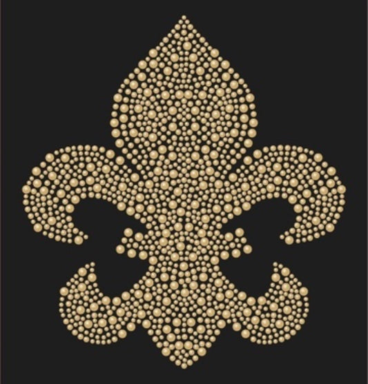 FDL Rhinestuds_Gold- 9x9.9"