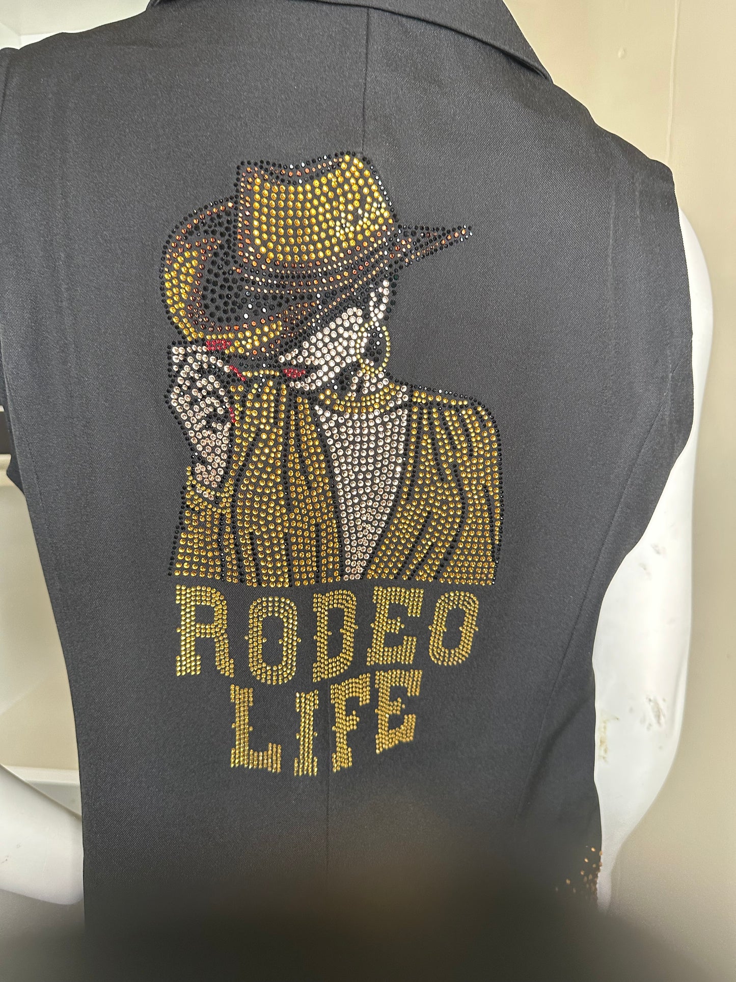 Rodeo Life Western Sleeveless Junk Blazer Vest