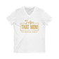 I AmThat Mom Unisex V-Neck Tee - Empowerment