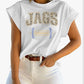 White Cap Sleeve Tank Top