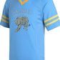 Southern Jags Columbia Blue Mesh Jersey w/Blue Stripes