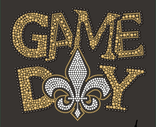 Saints Game Day - 9x7"