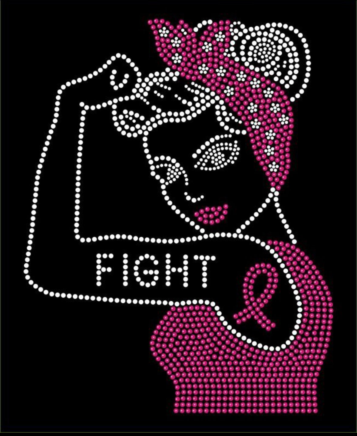 Fight Strong Lady - 7.9x10"