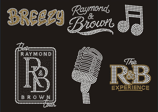R&B Tour Rhinestone Gangsheet_Usher/Chris Brown_10x14" Design Only
