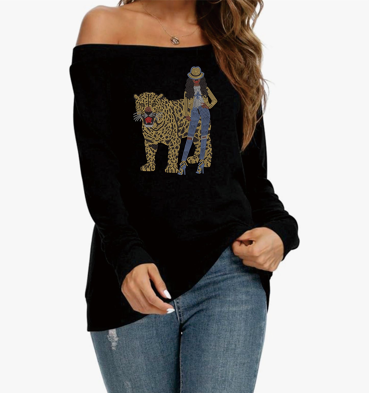 Off The Shoulder SU Long Sleeve Tunic