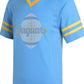Southern Jags Columbia Blue Mesh Jersey w/Blue Stripes