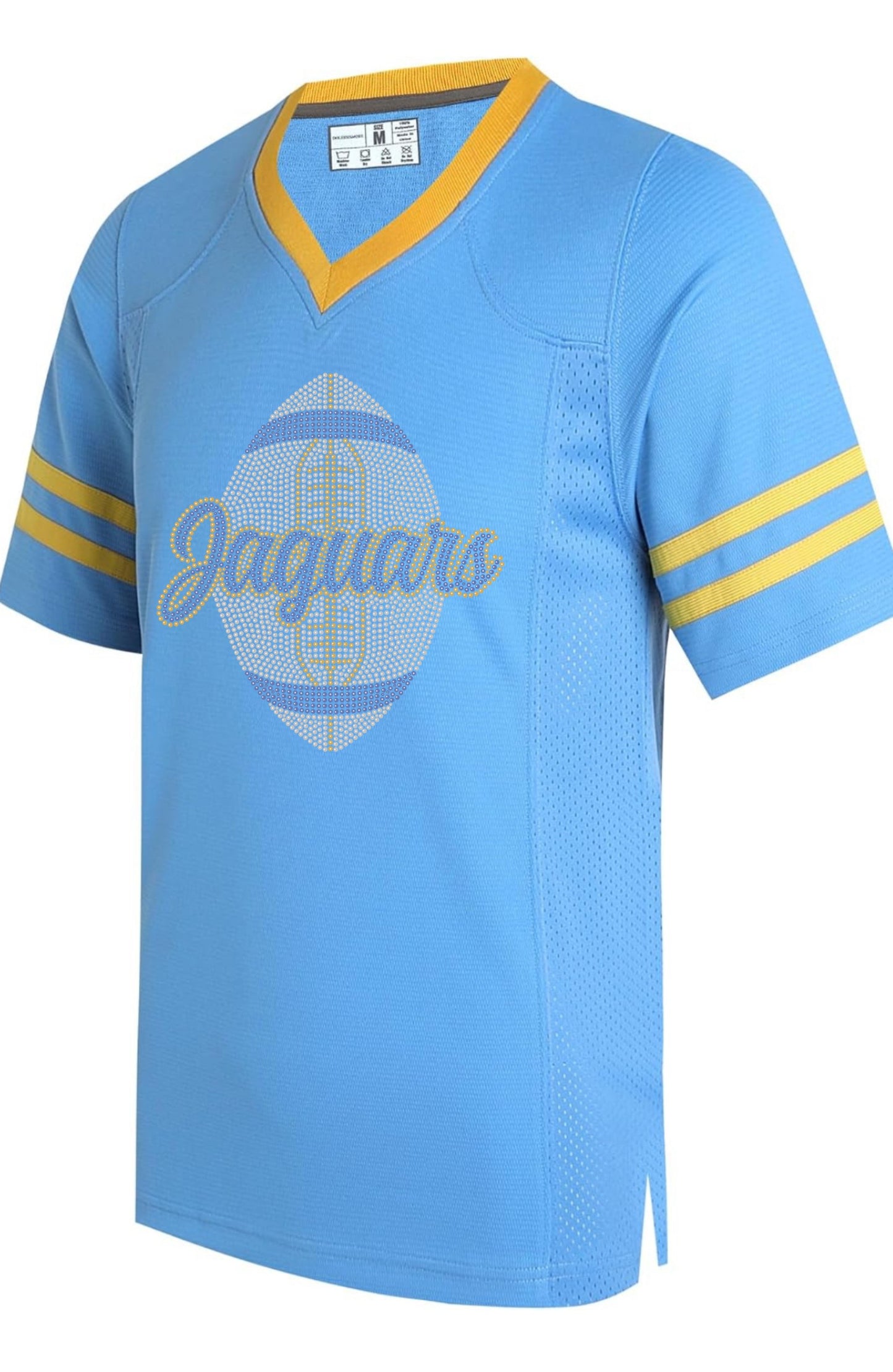 Southern Jags Columbia Blue Mesh Jersey w/Blue Stripes