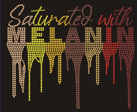 Saturated in Melanin - 10.2x8.2"