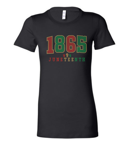 1865 Juneteenth Bling T-Shirt