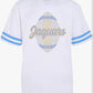 Southern Jags White Mesh Jersey w/Blue Stripes