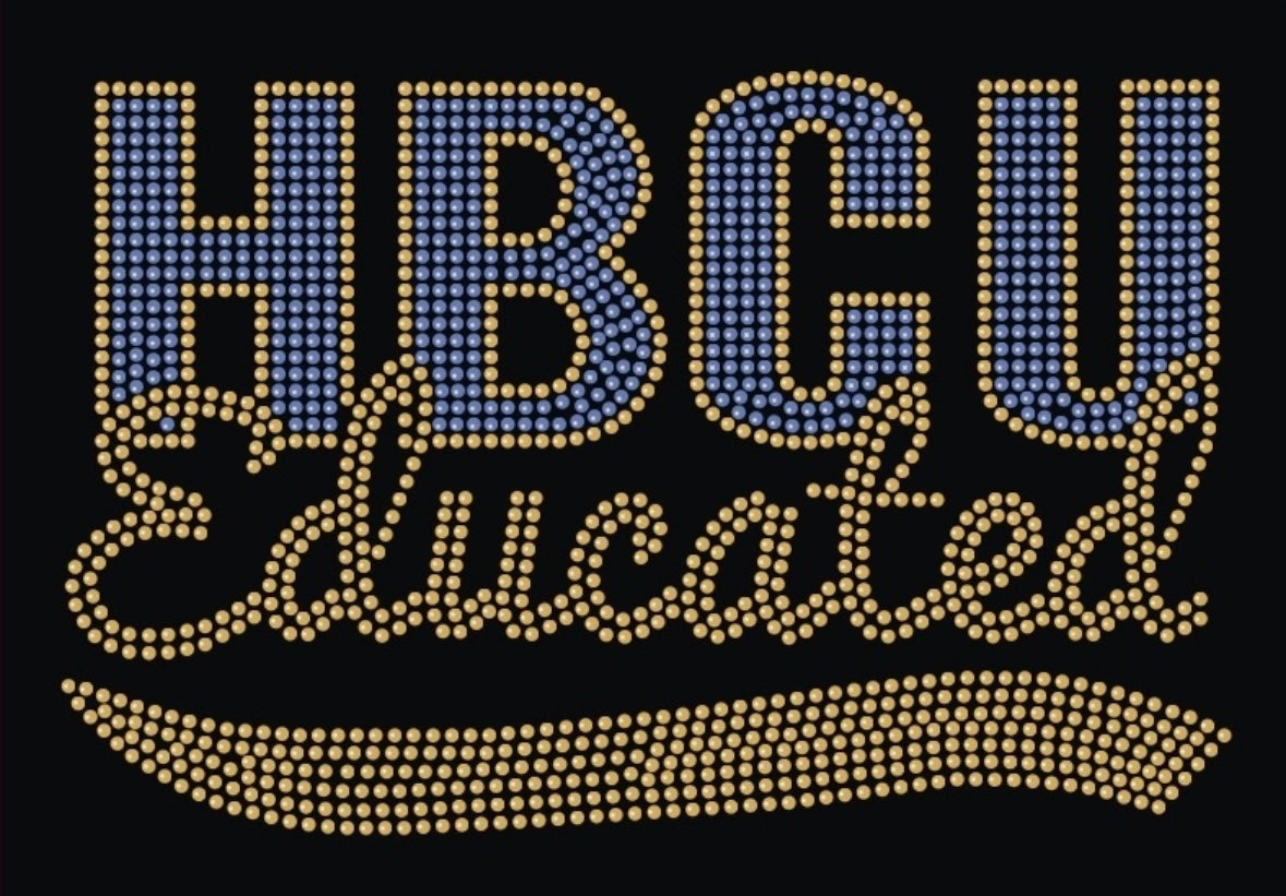 HBCU Educated_Blue and Gold- 10x6.5"
