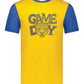 Gold Gameday Shirt Vintage Ringer Tee w/Royal Blue Sleeves