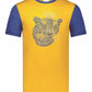 Gold Gameday Shirt Vintage Ringer Tee w/Royal Blue Sleeves