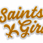 Saints Girl Chenille Patch Bundle