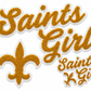 Saints Girl Chenille Patch Bundle