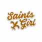 Saints Girl Chenille Patch Bundle