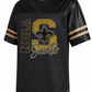 Saints Black Mesh Jersey w/Gold Stripes