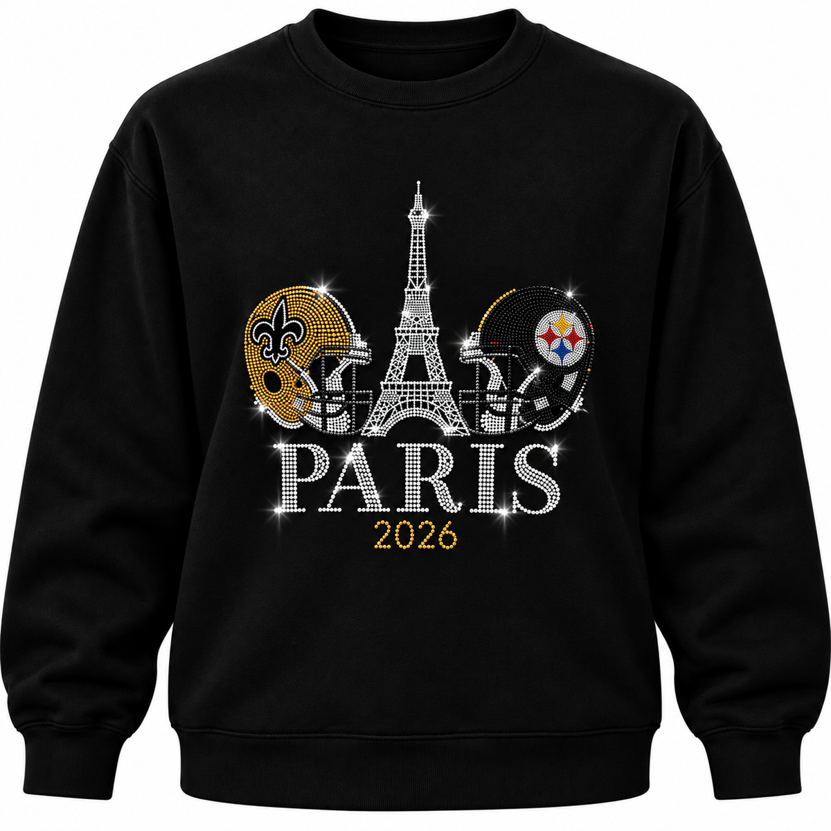 Saints vs. Pittsburgh Paris Eiffel Tower Sweatshirt