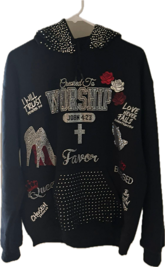 Junk Hoodie - Created To Worship