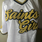 Saints Girl Poly Mesh Jersey_White