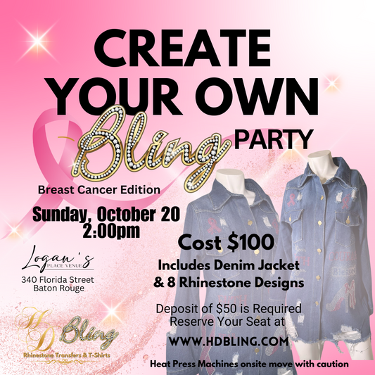 Awareness in Bling Create Your Own Bling Party