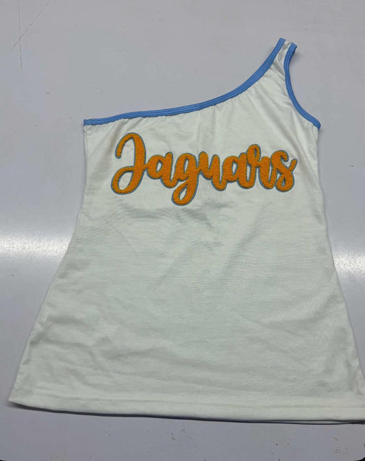 One-Shoulder Jaguars Top