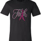Faith Breast Cancer Awareness Ribbon Pink Ribbon