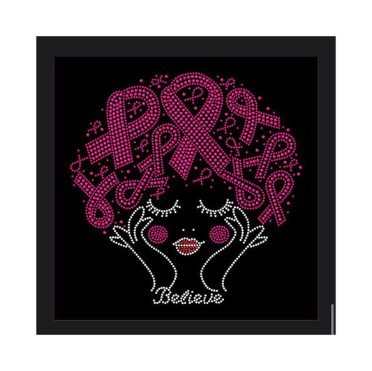 Breast Cancer Lady Believe